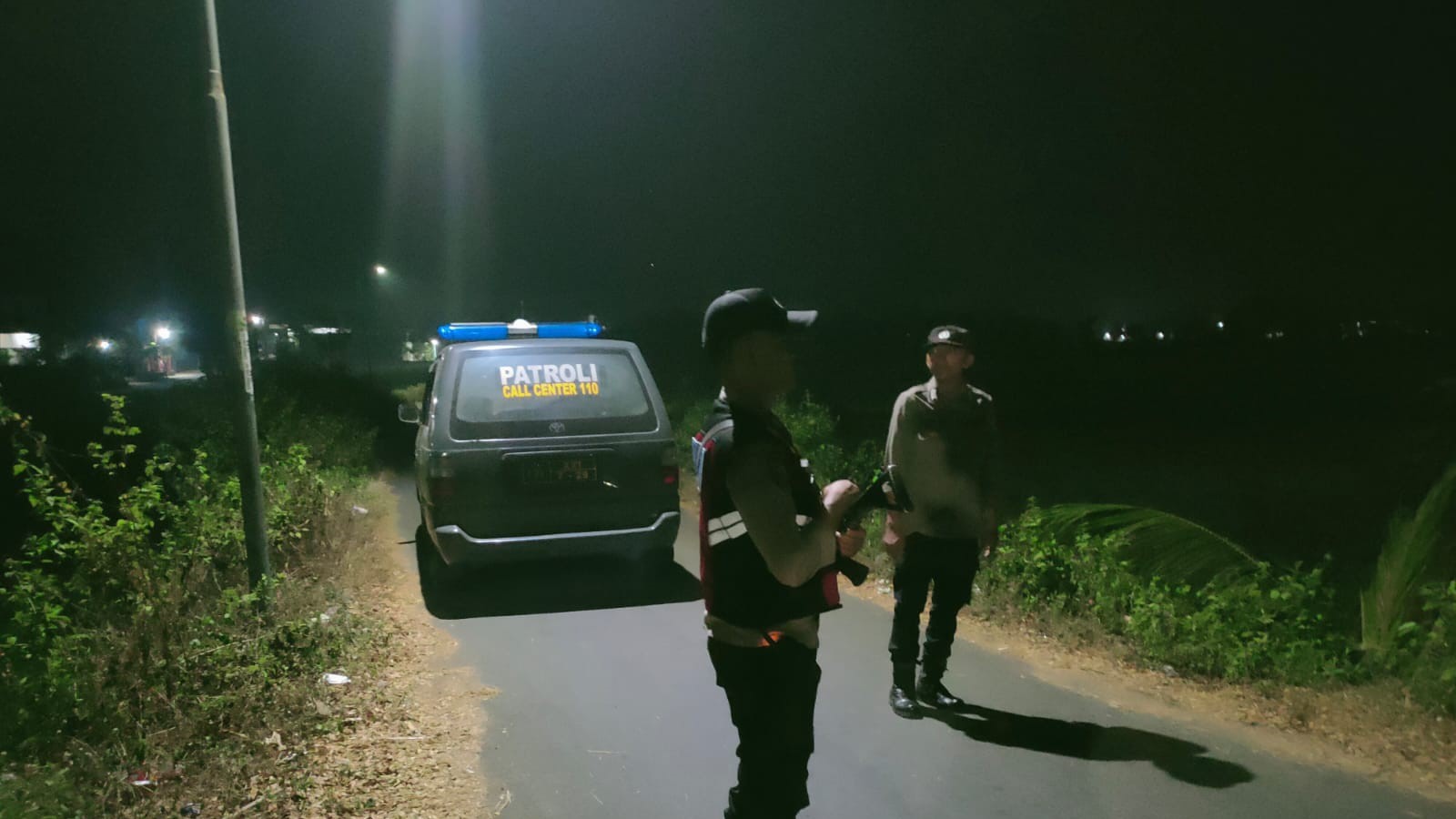 Patroli Tengah Malam Polsek Kuripan