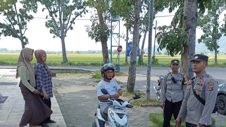 Polsek Gerung Giatkan Patroli KRYD, Jaga Keamanan Objek Wisata Lombok Barat