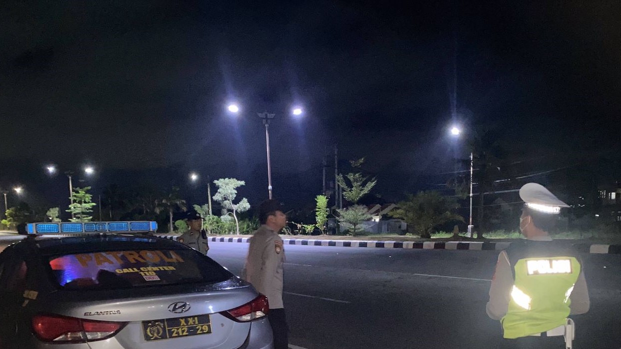 Polsek Kediri Jaga Malam, Patroli Bypass BIL I & II, Tekan 3C dan Balap Liar