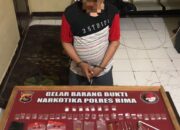 Hendak Kabur Saat Ditangkap, Pengedar Narkoba 20,06 gram ini, Berhasil Diciduk Satresnarkoba Polres Bima