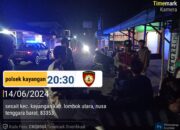 Anggota Jaga Polsek Kayangan LAkukan Patroli Bluelight Ciptakan Situasi Amn dan Kondusif