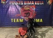 Kurang dari Sehari, Tim Puma 1 Polres Bima Kota Gerak Cepat, Sergap Maling Sepeda Motor