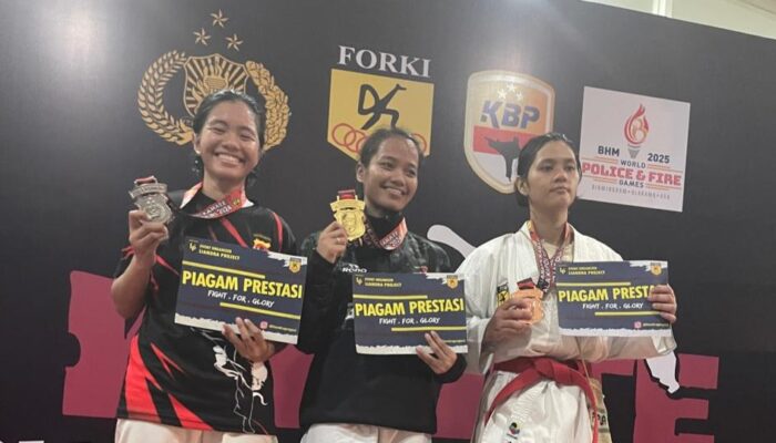 3 Srikandi Polda NTB Juara Karate Nasional!