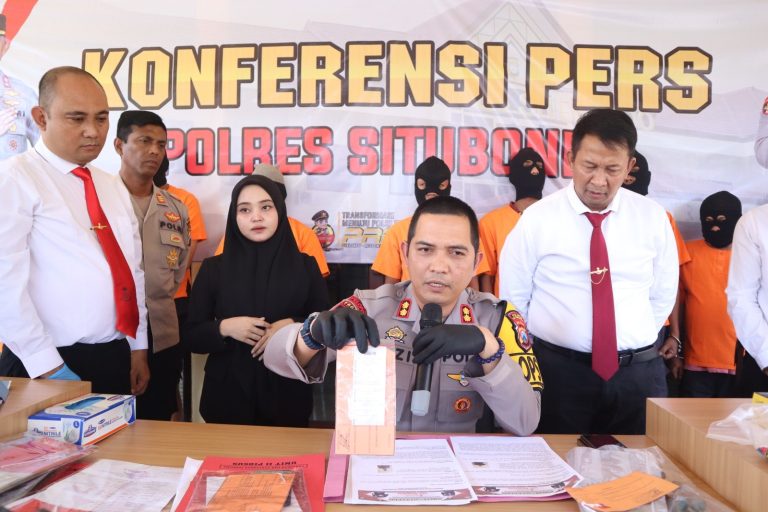 Polres Situbondo Ungkap 4 Kasus Tindak Pidana dalam Seminggu