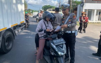 Operasi Zebra di Lombok Barat Puluhan Pelanggaran Ditindak, Kesadaran Berkendara Ditingkatkan