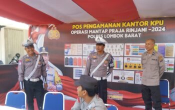 Pengamanan Jalur Lalu Lintas Jelang Pemilu Polres Lombok Barat Antisipasi Kerawanan