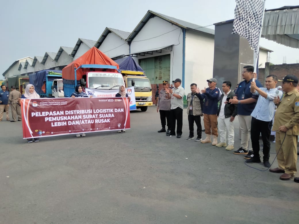 Distribusi Logistik Pilkada Lombok Barat Dimulai, Semua Persiapan Siap Menghadapi 2024