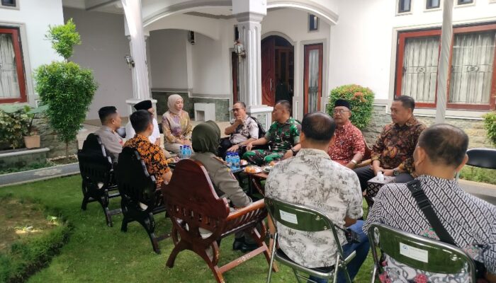 Dandim 1606 Mataram dan Forkopimda Lobar Kunjungi Empat Cabup, Beri Imbauan Pasca Pemilu