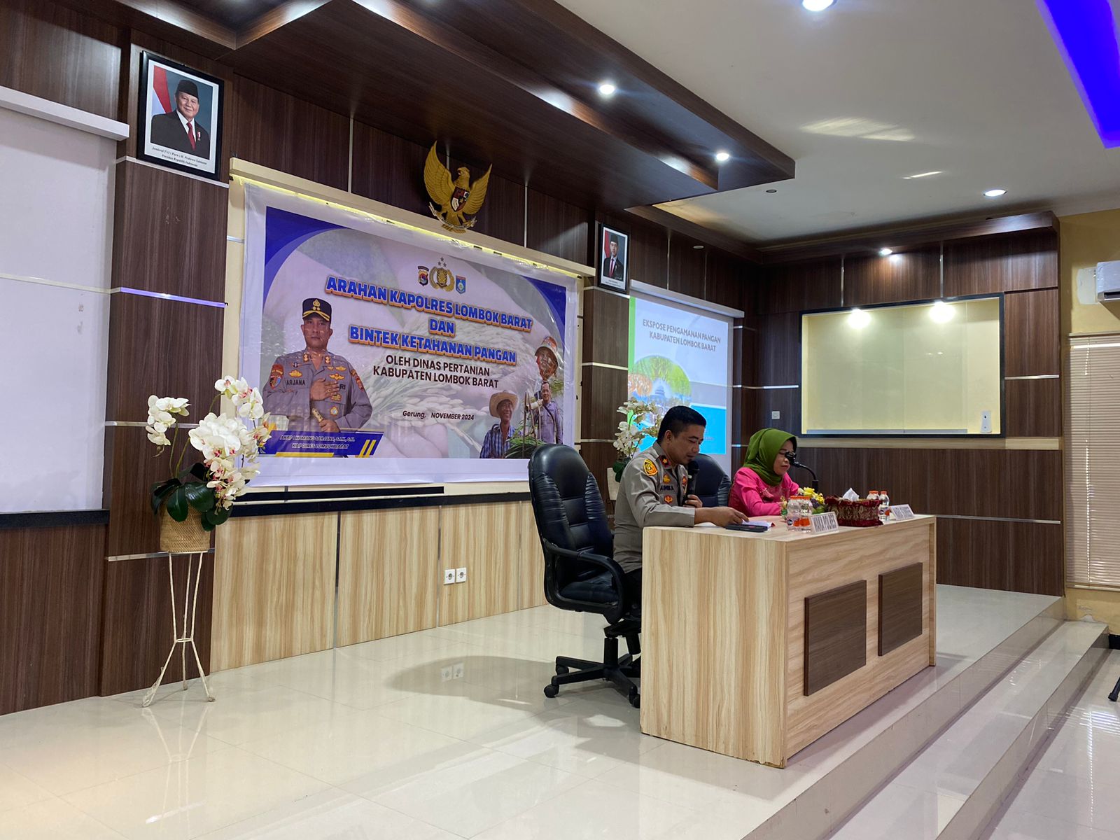 Ketahanan Pangan, Bhabinkamtibmas, Polres Lombok Barat, Pertanian Lombok, Sinergi Pemerintah