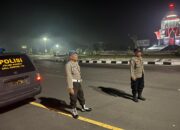 Kondusif! Polsek Kuripan Pastikan Keamanan Malam Hari dengan Patroli Blue Light