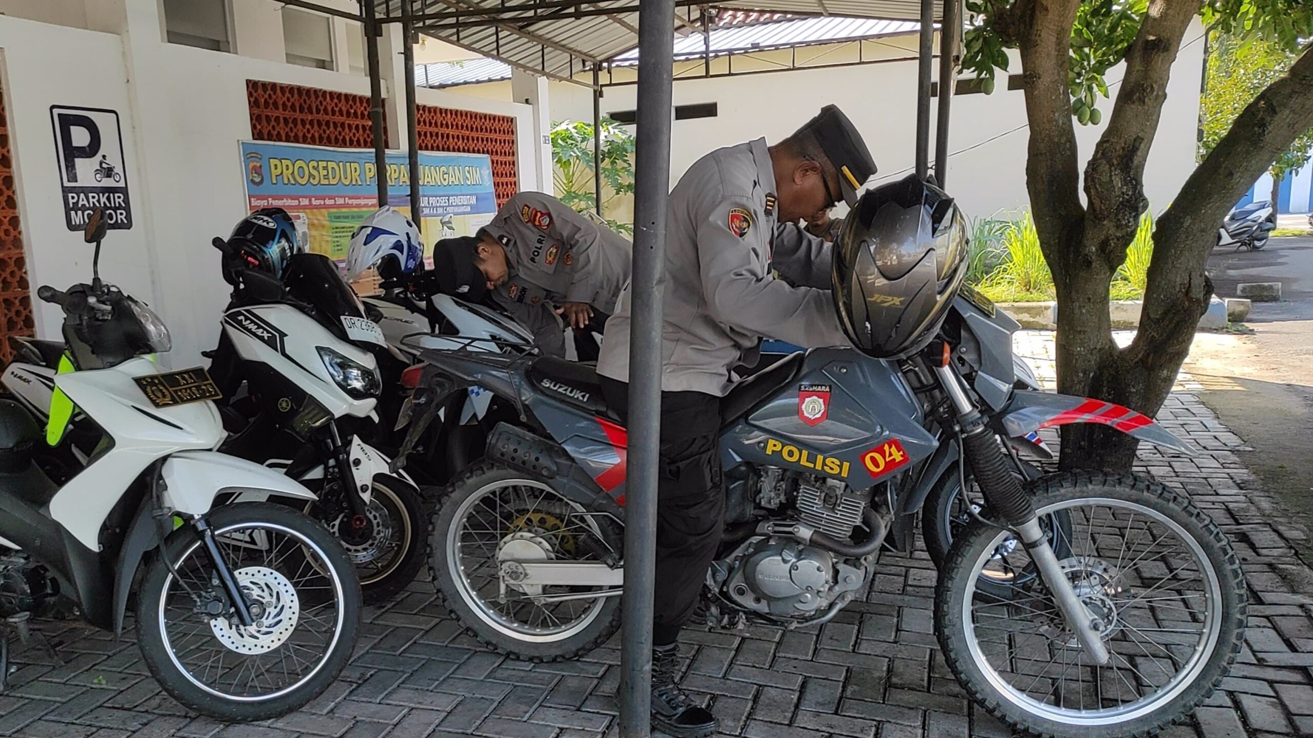 Polres Lombok Barat Pastikan Kendaraan Dinas Siap Dukung Pilkada 2024