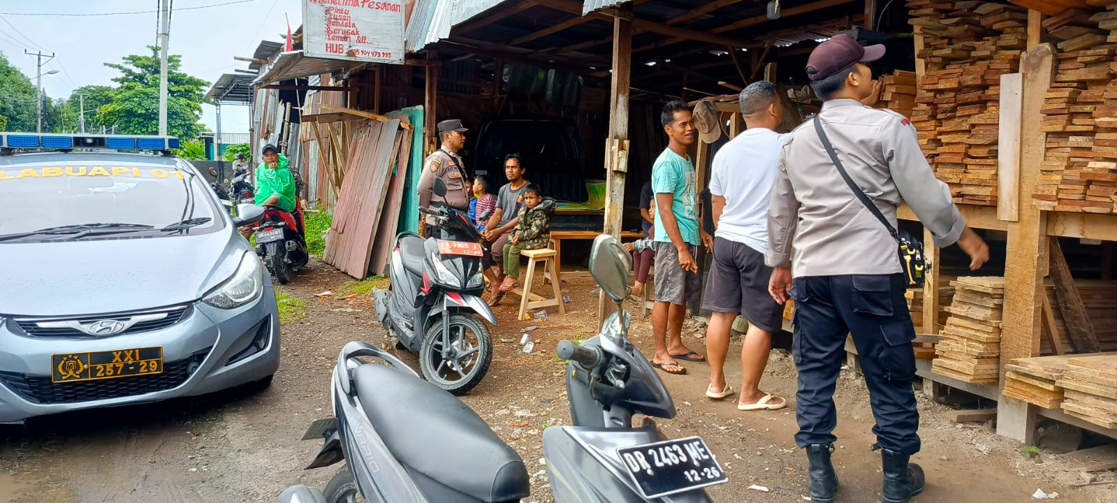 Labuapi Aman Patroli Intensif Polisi Cegah 3C dan Jamin Kamtibmas