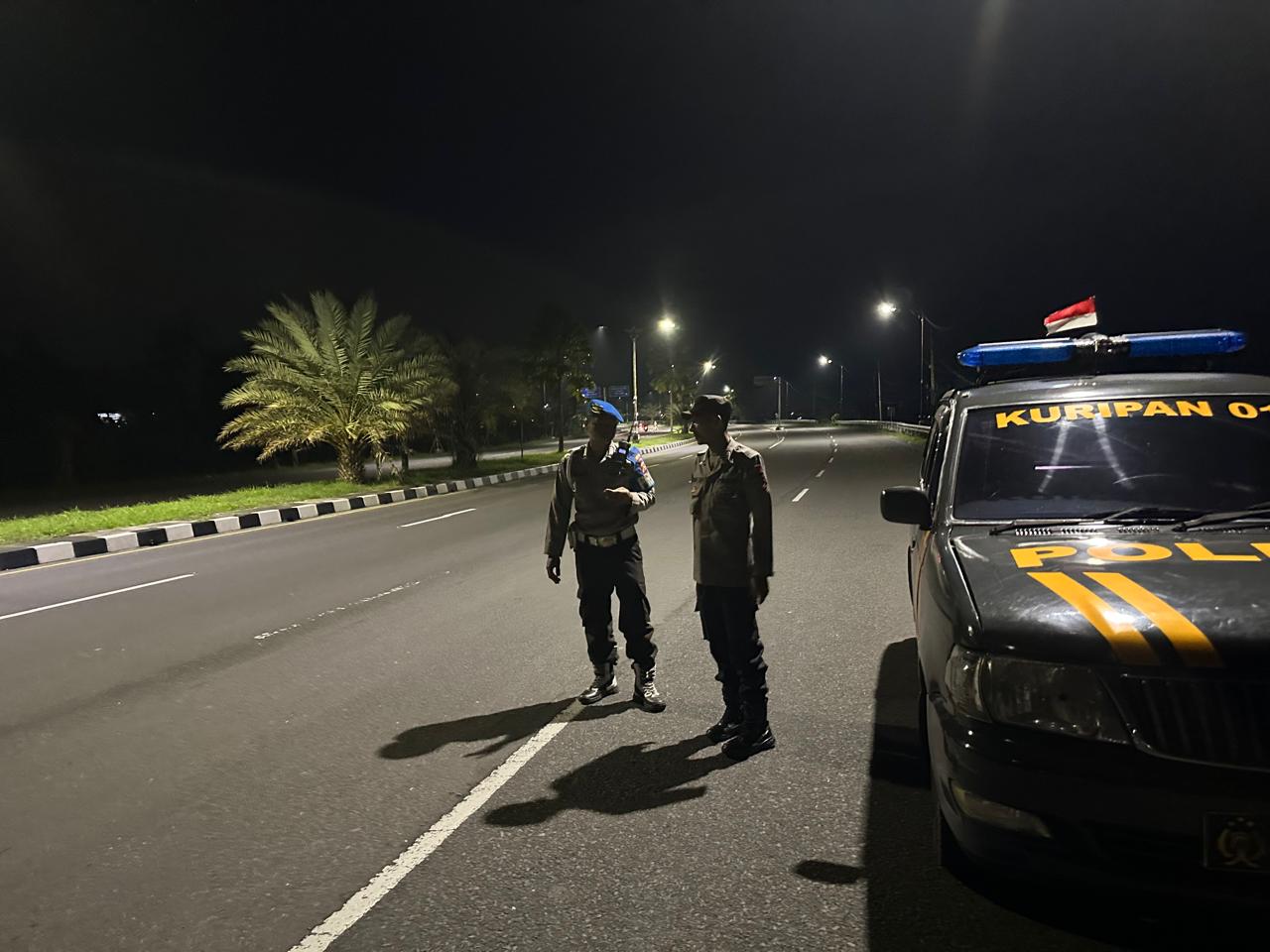 Malam di BIL I dan II Lebih Terjaga, Patroli Intensif Polsek Kuripan Beri Rasa Aman