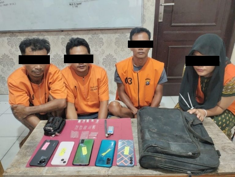 Polres Siak Ungkap Jaringan Narkoba, Oknum PNS dan Tiga Tersangka Lainnya Diciduk