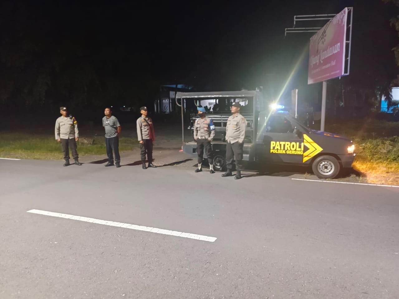 Efektif Cegah 3C, Patroli KRYD Rutin di Jalur Rawan Gerung Lombok Barat