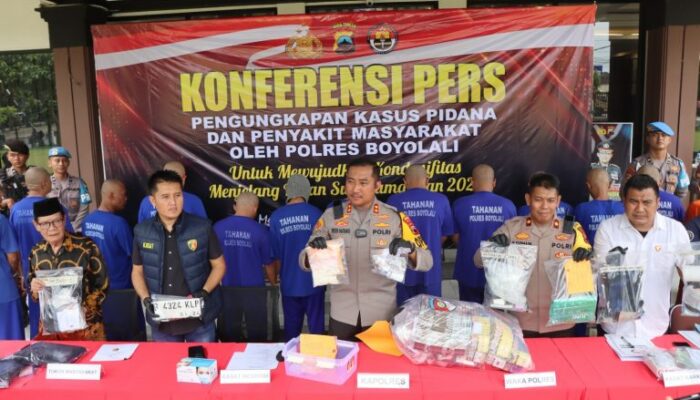 Jelang Idulfitri, Polres Boyolali Berantas Kejahatan! Ini Hasilnya