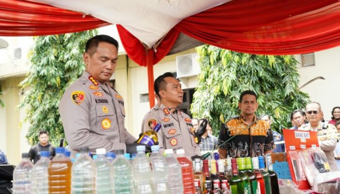 Jelang Ramadan, Polisi Sikat Miras, Judi, dan Narkoba di Semarang