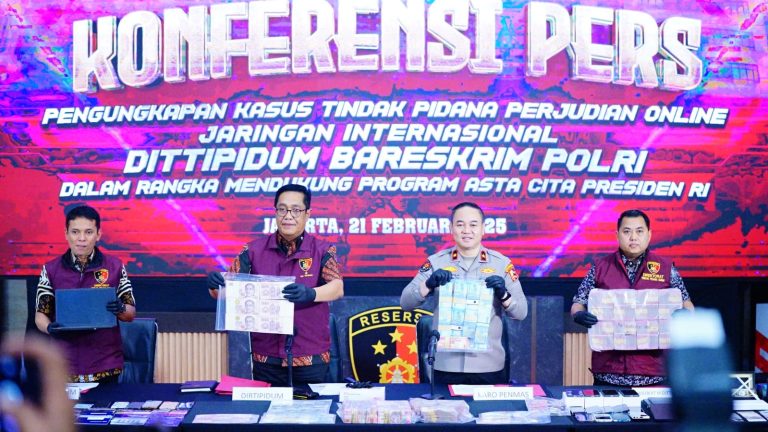 Polri Bongkar Jaringan 1XBET, Uang Rp 11,9 Miliar Disita!