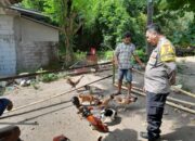 Sukseskan Ketahanan Pangan, Bhabinkamtibmas Senggigi Sambangi Warga Krandangan