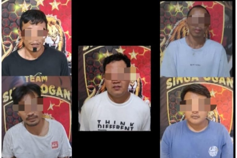 Tak Berkutik! Polisi Ringkus 5 Pelaku Perampokan di Baturaja