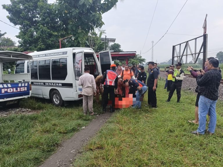 Dua Kecelakaan Maut di Perlintasan Kereta Api Tulungagung dalam Dua Hari