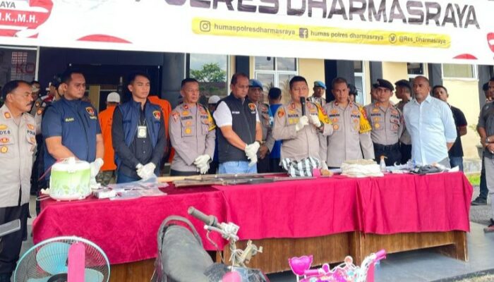 Polres Dharmasraya Ungkap Kasus Curas, Senpi Ilegal, dan Narkotika