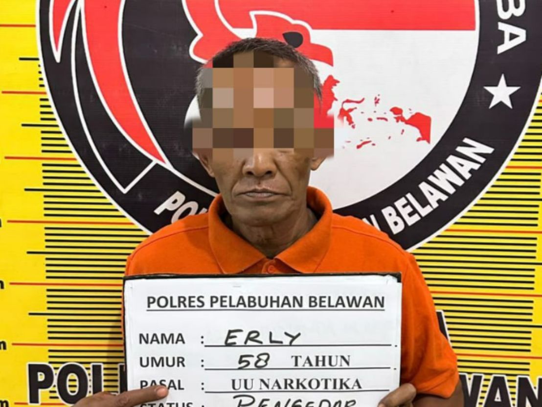 Polisi Tangkap Pengedar Narkoba di KIM II, Sempat Buang Barang Bukti!