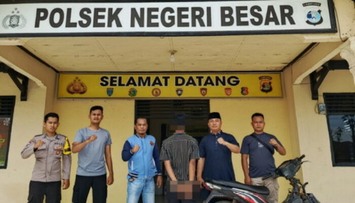 Pencuri Motor di Way Kanan Diringkus, Berkat Rekaman CCTV!