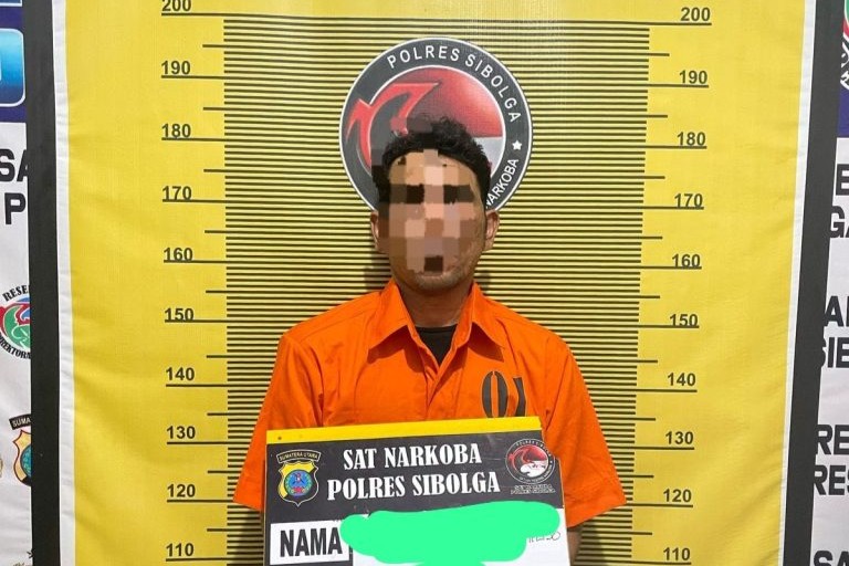 Residivis Narkoba Ditangkap di Sibolga, Polisi Temukan Sabu di Rumah Kost