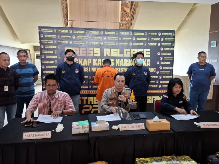 Pengedar Narkoba di Saquila Residence Dibekuk, Barang Bukti Miliaran