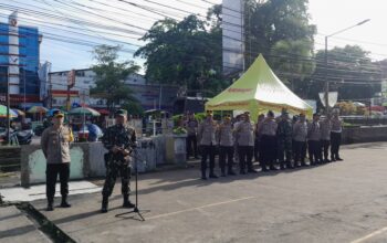 Apel Gabungan di Mataram: Ratusan Personel Siap Amankan Perayaan Nyepi 2025 