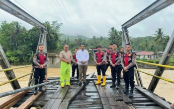 Jembatan Noyo Ambruk Diterjang Banjir, Nias Barat Lumpuh Total