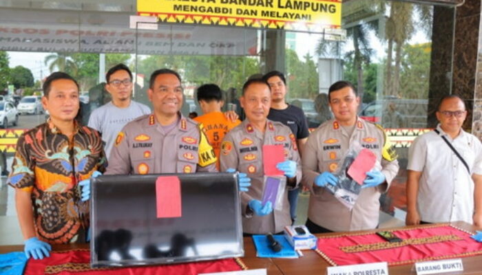 Polisi Tangkap Pelaku Curat di Bandar Lampung, Uang Rp 26 Juta Raib!