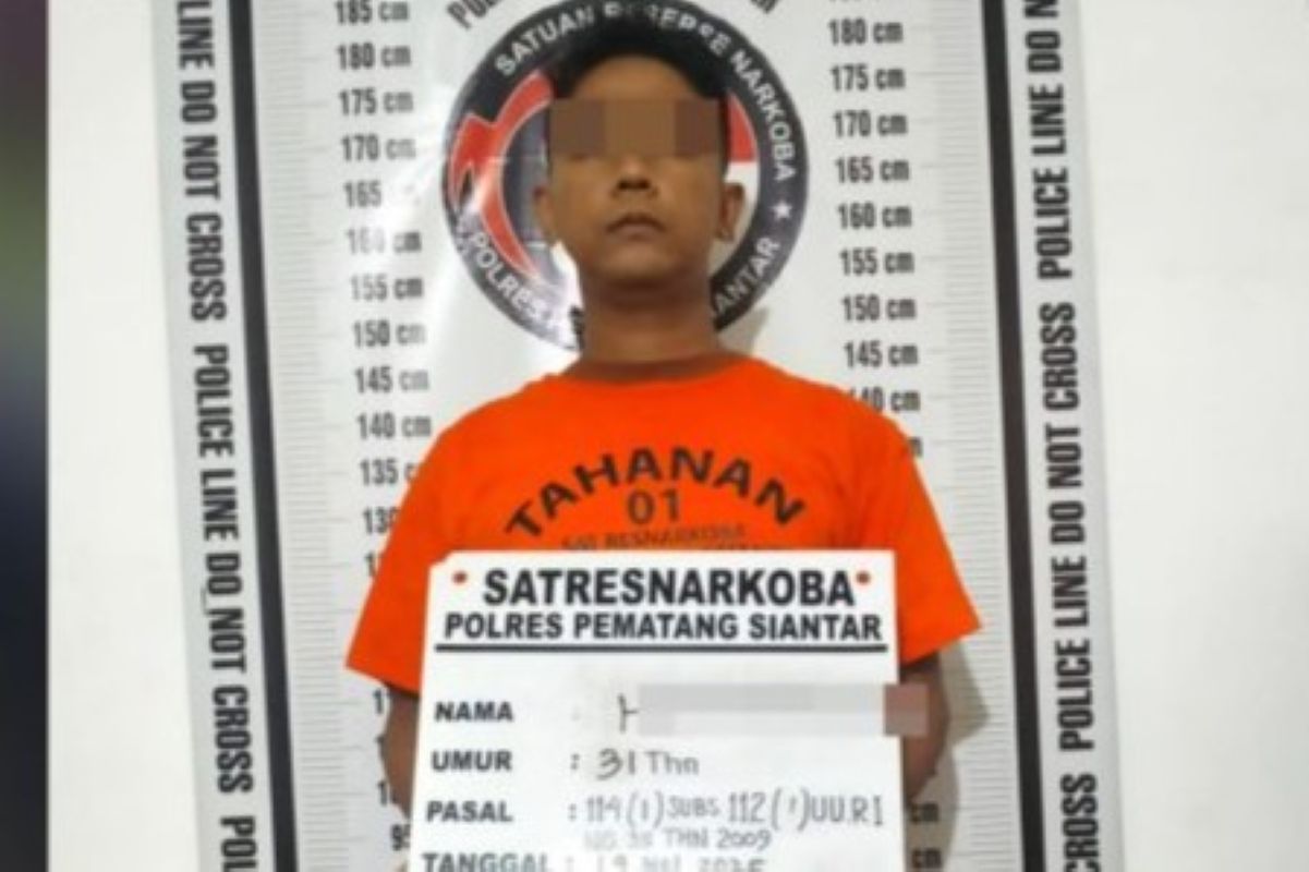 Polres Pematangsiantar Tangkap Pengedar Sabu 4,24 Gram di Jalan Medan