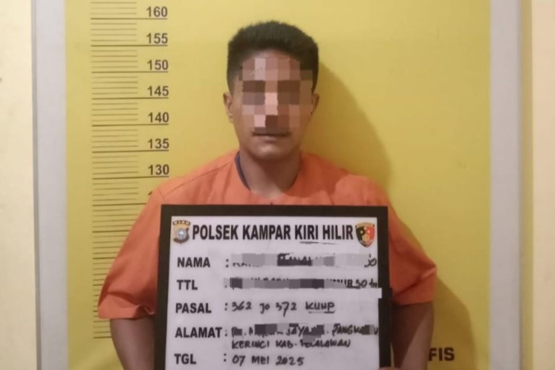 Gerak Cepat Polisi Ungkap Pencurian Motor di Kampar Kiri Hilir