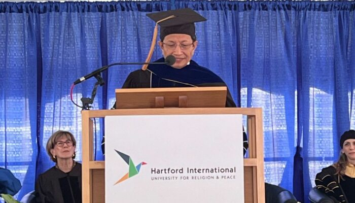 Menag Nasaruddin Umar Terima Doktor Kehormatan dari Hartford University