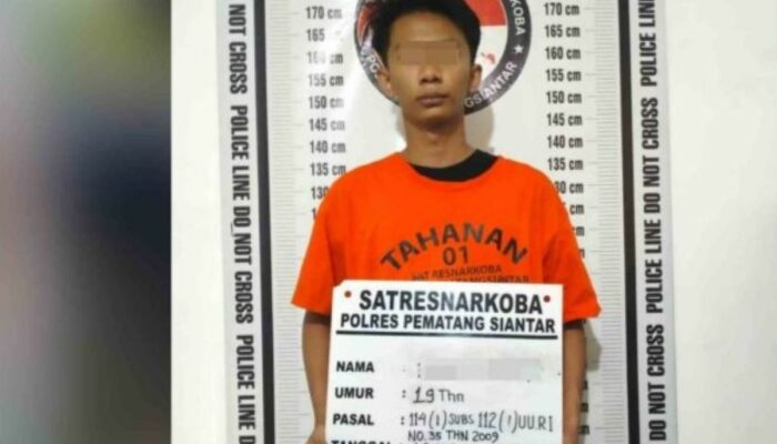 Polres Pematangsiantar Tangkap Pemuda Bawa Sabu di Jalan Medan KM 8,5
