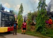 Kebakaran Rumah Dinas Dinas Kehutanan Sanggau, Diduga Akibat Kelalaian Anak