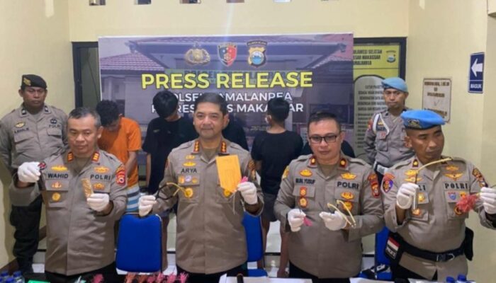 Polrestabes Makassar Ungkap Kasus Pembusuran Remaja di Tamalanrea