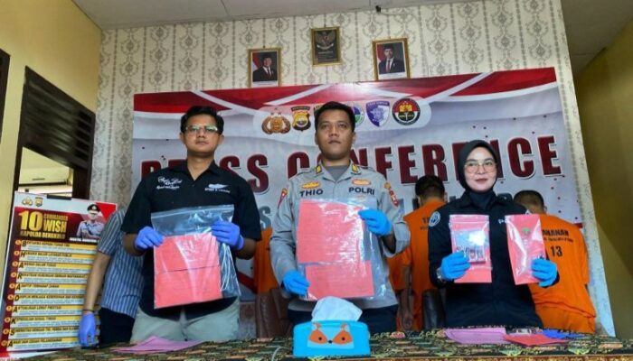 Empat Kurir Narkoba Ditangkap, Termasuk Eks Polisi Bengkulu Utara
