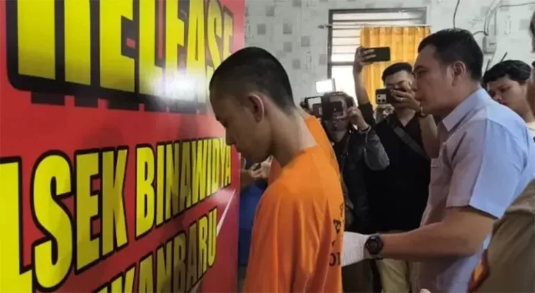 Dua Remaja Geng Motor Ditangkap Usai Aksi Kekerasan di Pekanbaru