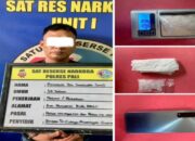 Polres Pali Tangkap Pengedar Sabu di Sungai Ibul, 10 Gram Diamankan