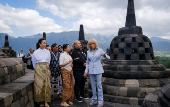 Presiden Prancis Apresiasi Warisan Budaya Indonesia di Borobudur