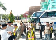 393 Calon Jamaah Haji Kloter 003 Tiba di Asrama Haji Lombok