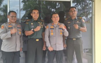 Sinergi Tiga Pilar, Dandim 1606/Mataram Lakukan Kunjungan Strategis ke Polres dan Sekda Lombok Barat