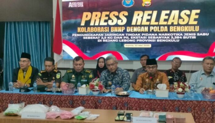 Penangkapan Bandar Narkoba di Bengkulu: 2,5 Kg Sabu dan Ribuan Ekstasi Disita