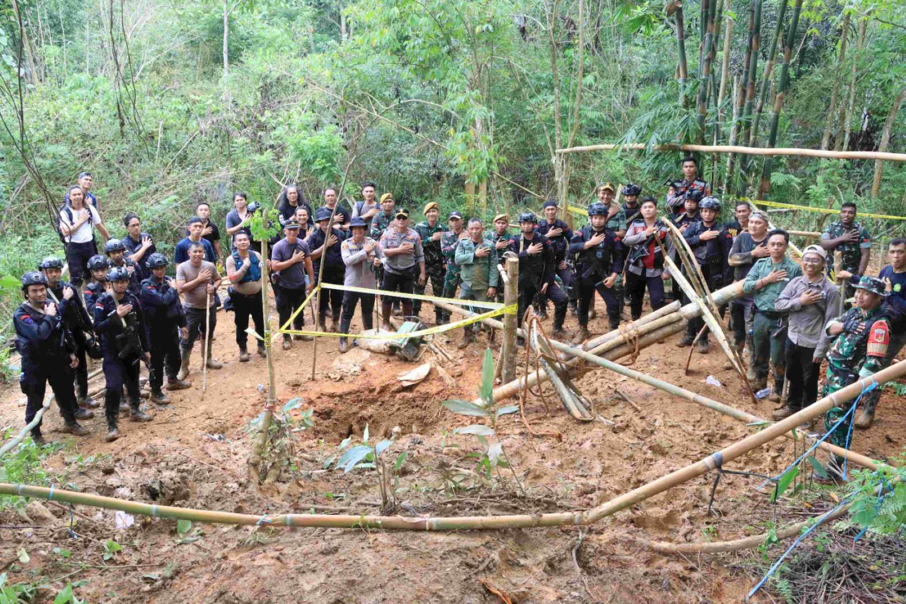 Operasi Gabungan Tegas Berantas Penambangan Ilegal di TNBNW