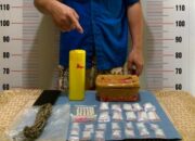 Kurir Narkoba Dibekuk di Bengkel Laguboti, Polisi Sita Sabu, Ekstasi, dan Ganja