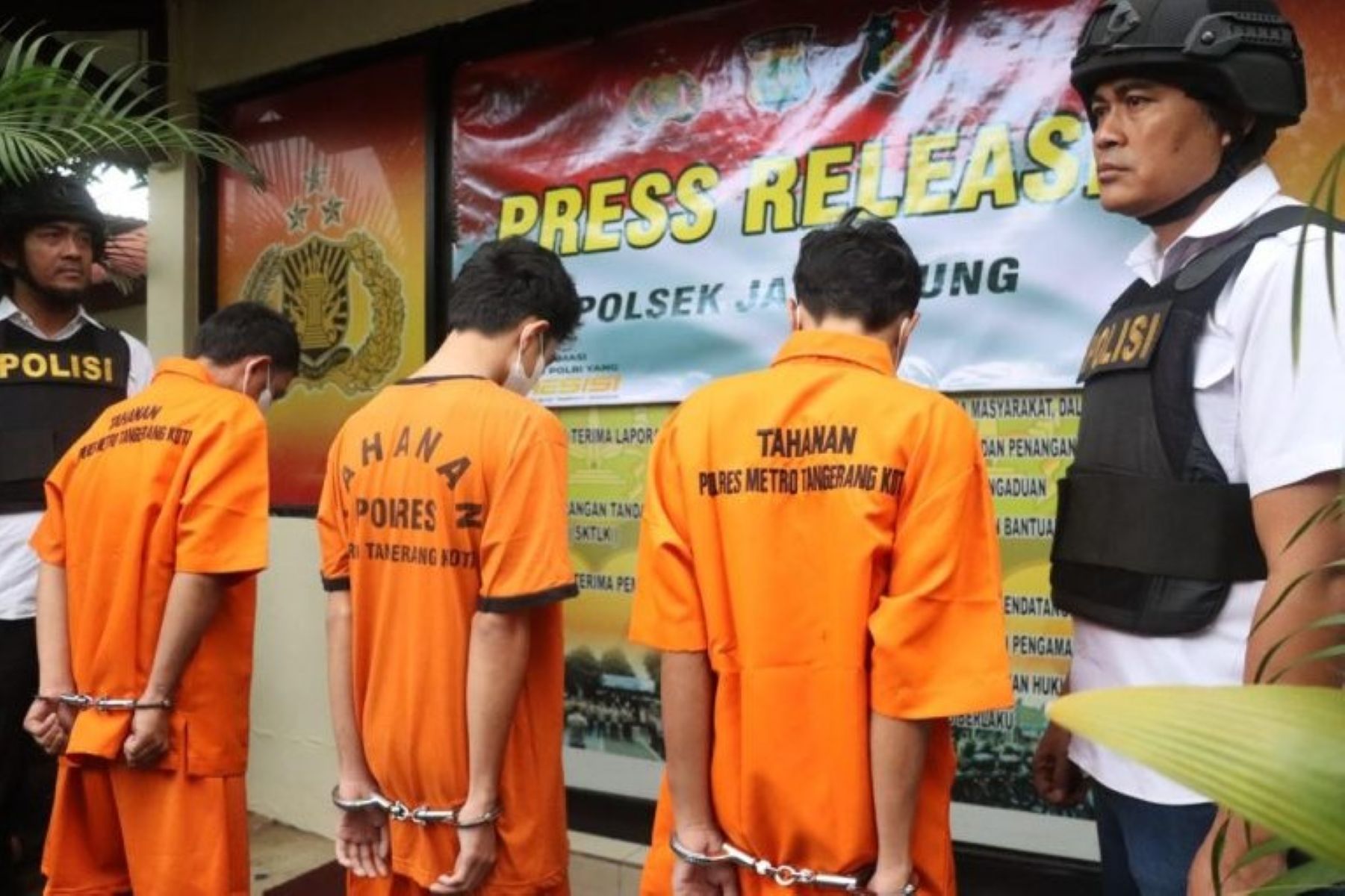 Aksi Curanmor di Tangerang Digulung Polsek Jatiuwung, 8 Tersangka Ditahan