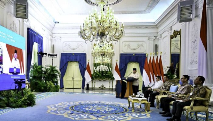 Presiden Prabowo Resmikan Produksi Migas Perdana di Natuna
